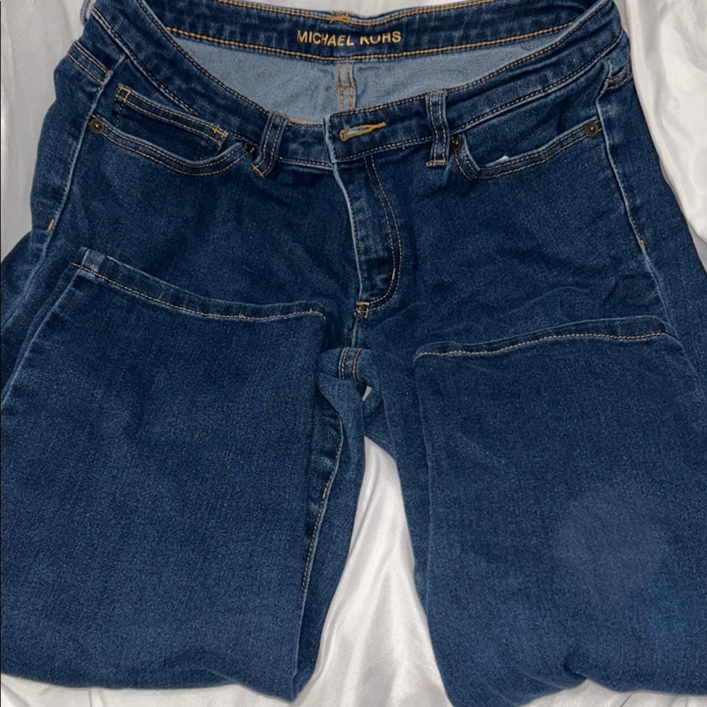 Michael Kors Women's Cropped Blue Jeans Size 8